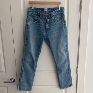 Faherty Light Blue Straight Jeans